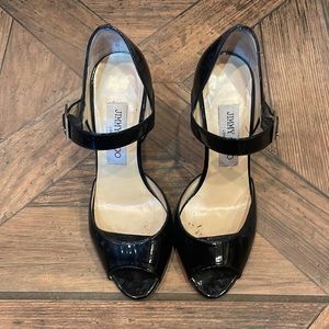 Black Patent Jimmy Choo High Heels